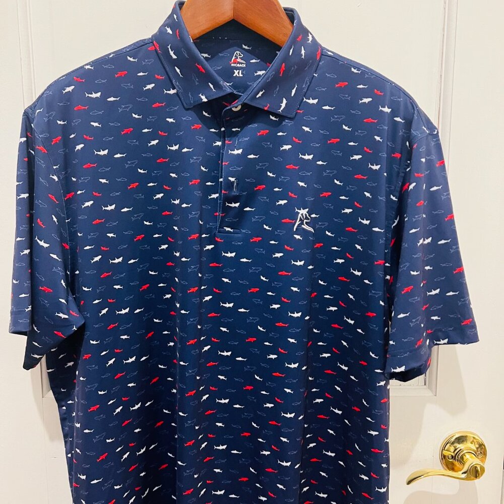 Rhoback Men’s Size XL Performance Golf Polo Shirts - Picture 6 of 16